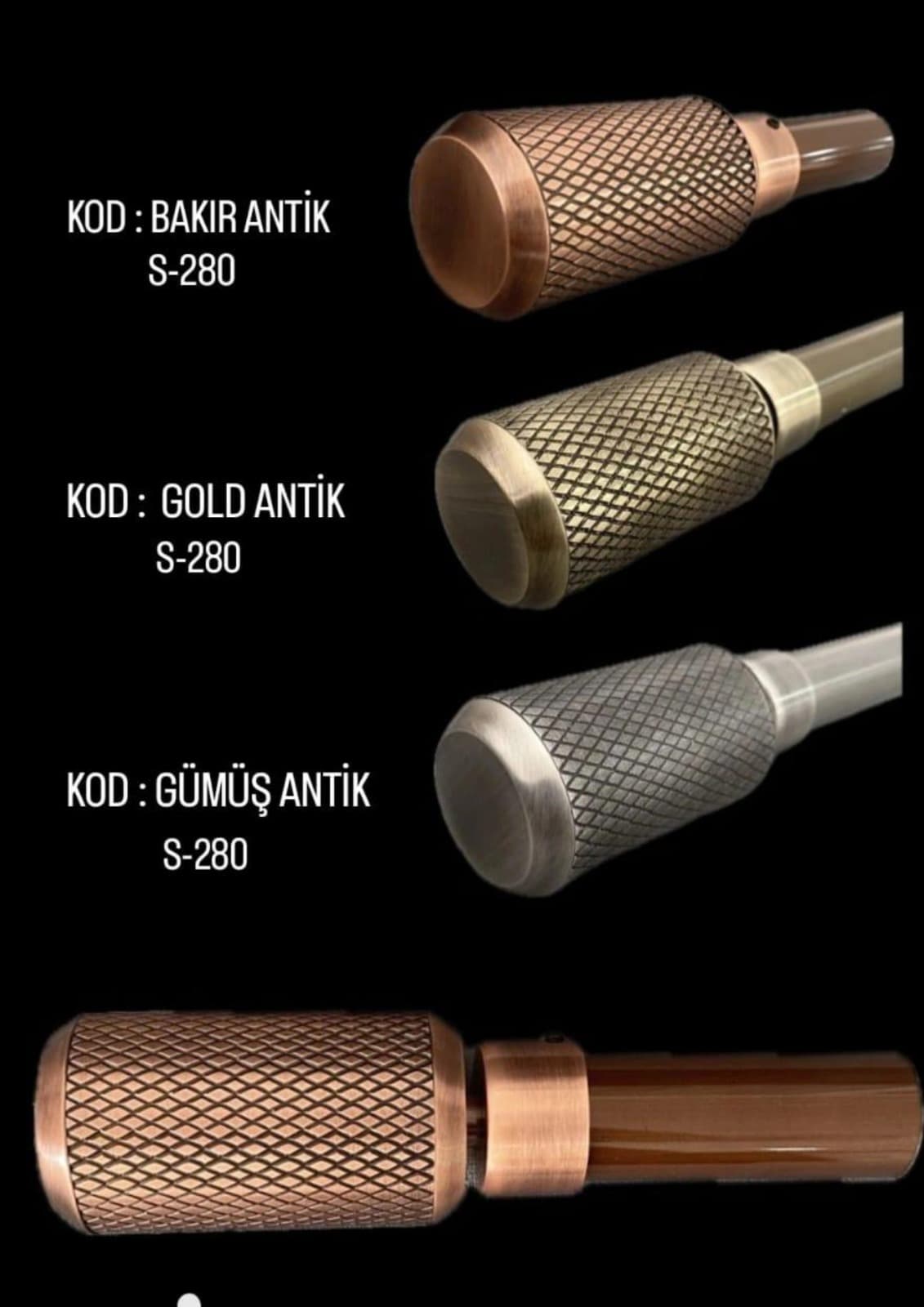 S 280 Bakir:gold:gumus
